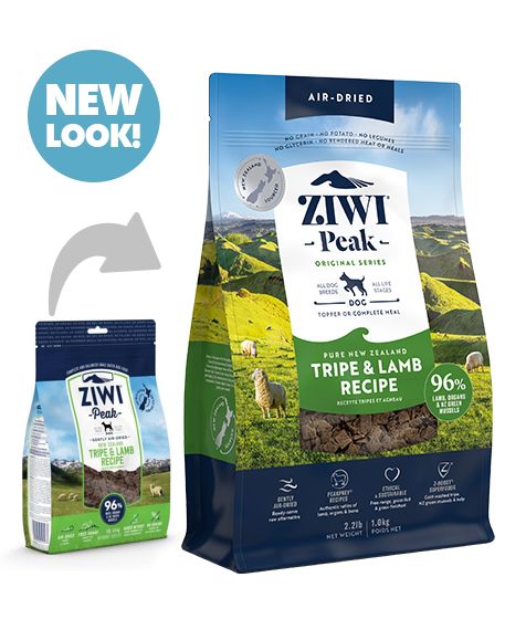 ZIWI Peak Air-Dried Tripe & Lamb Recipe Dry Dog Food (1kg/2.5kg)