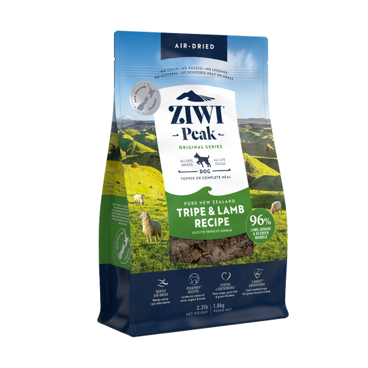 ZIWI Peak Air-Dried Tripe & Lamb Recipe Dry Dog Food (1kg/2.5kg)