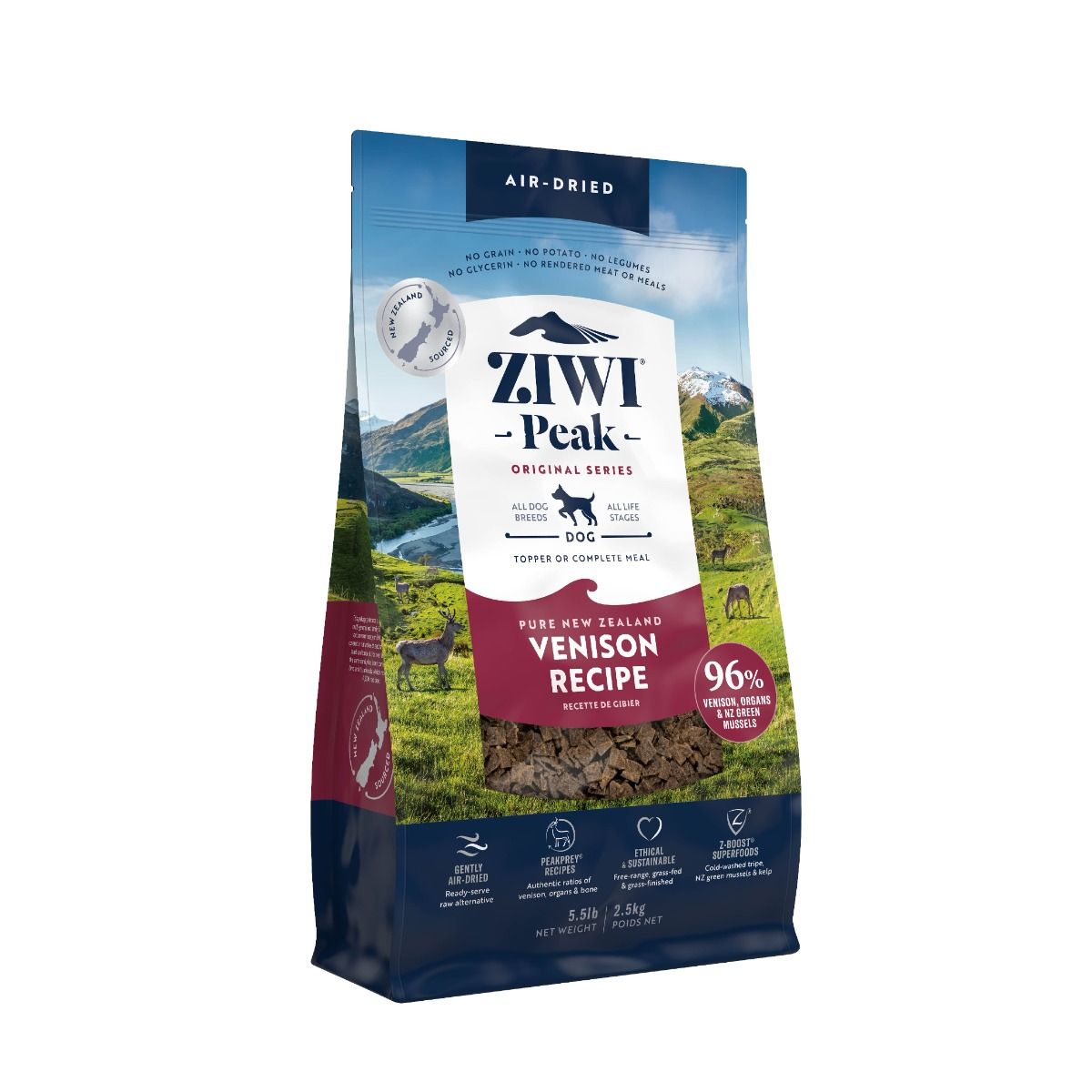 ZIWI Peak Air-Dried Venison Recipe Dry Dog Food (1kg/2.5kg)