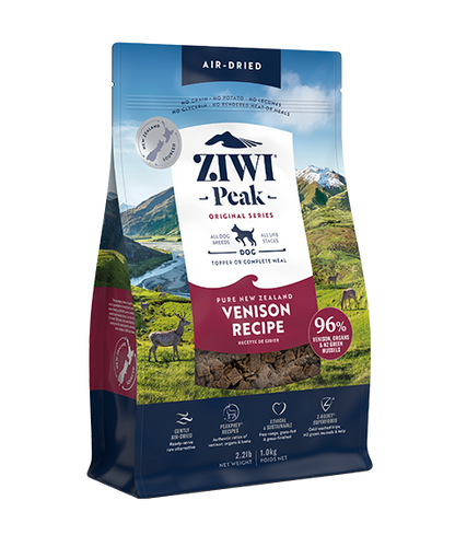 ZIWI Peak Air-Dried Venison Recipe Dry Dog Food (1kg/2.5kg)