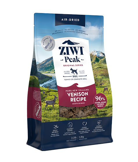 ZIWI Peak Air-Dried Venison Recipe Dry Dog Food (1kg/2.5kg)
