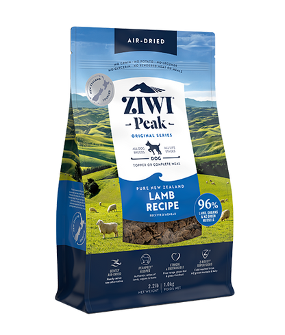 ZIWI Peak Air-Dried Lamb Recipe Dry Dog Food (1kg/2.5kg/4kg)