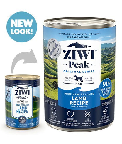 ZIWI Peak Lamb Recipe Wet Dog Food (170g/390g)
