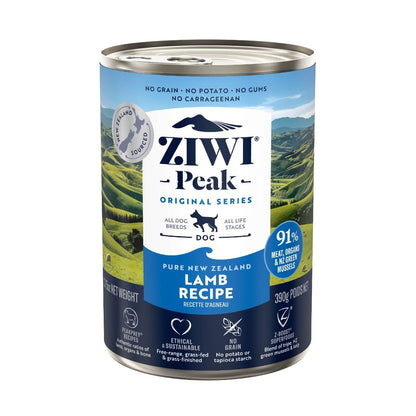 ZIWI Peak Lamb Recipe Wet Dog Food (170g/390g)
