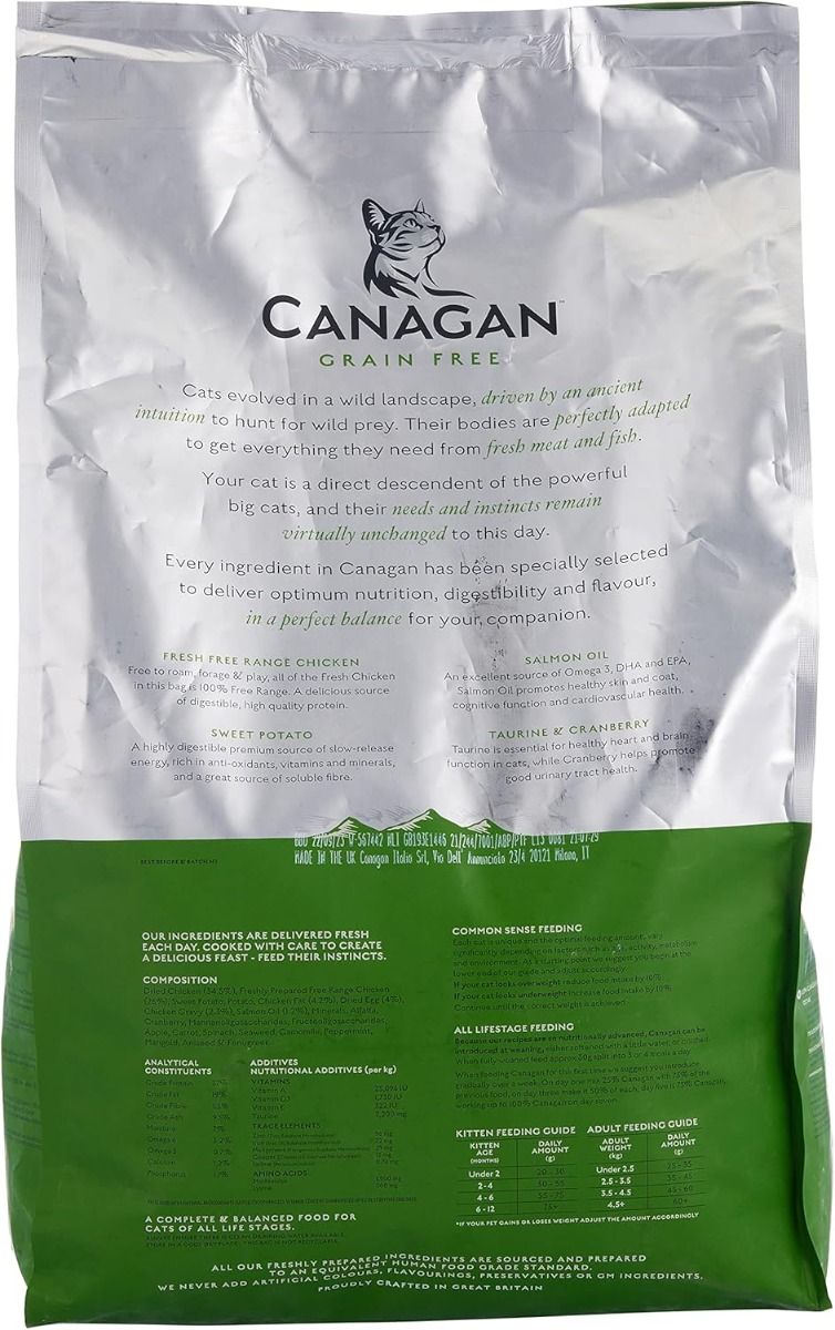Canagan Free Range Chicken Dry Cat Food 2kg
