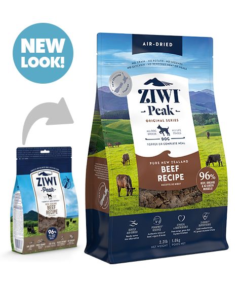 ZIWI Peak Air-Dried Beef Recipe Dry Dog Food (1kg/2.5kg/4kg)
