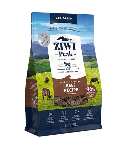 ZIWI Peak Air-Dried Beef Recipe Dry Dog Food (1kg/2.5kg/4kg)