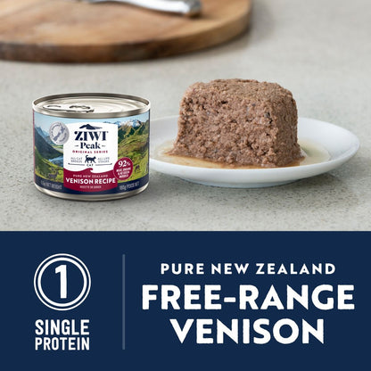 ZIWI Peak Venison Recipe Wet Cat Food (85g/185g)