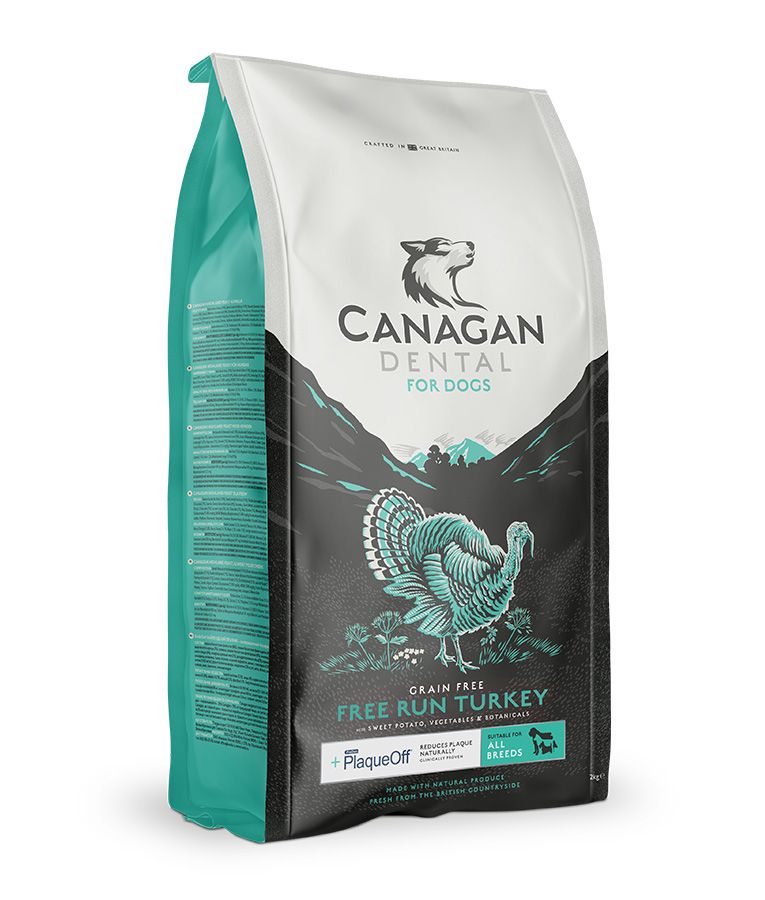 Canagan Dental Free Run Turkey Dry Dog Food 12kg