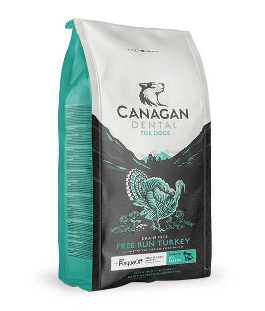 Canagan Dental Free Run Turkey Dry Dog Food 12kg