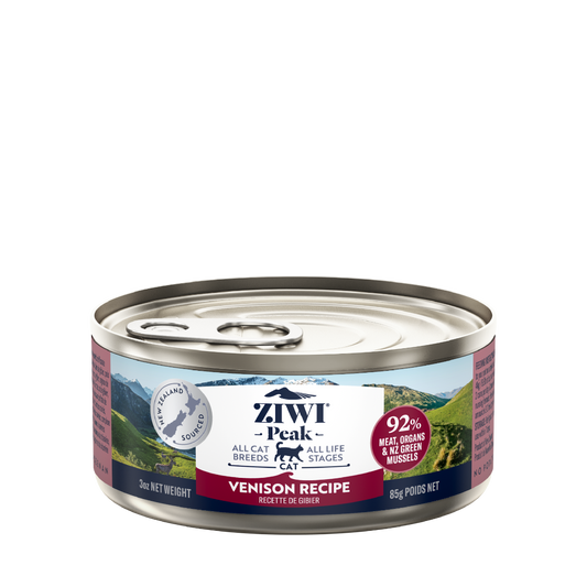 ZIWI Peak Venison Recipe Wet Cat Food (85g/185g)