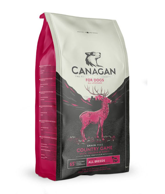 Canagan Country Game Dry Dog Food 4kg – All Life Stages
