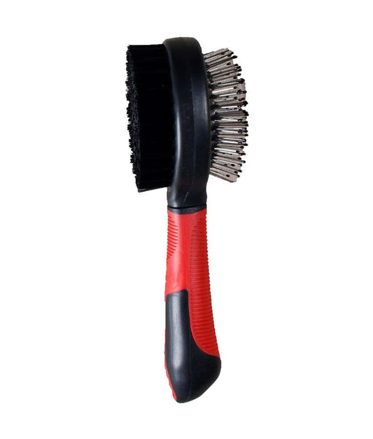 Flamingo Dog Bristle & Pin Brush | Dual-Action Grooming Brush for Dogs