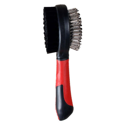 Flamingo Dog Bristle & Pin Brush | Dual-Action Grooming Brush for Dogs