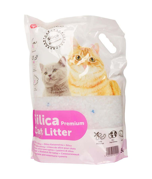 Flamingo Silica Large Grains Premium Cat Litter | Long-Lasting Crystal Cat Litter