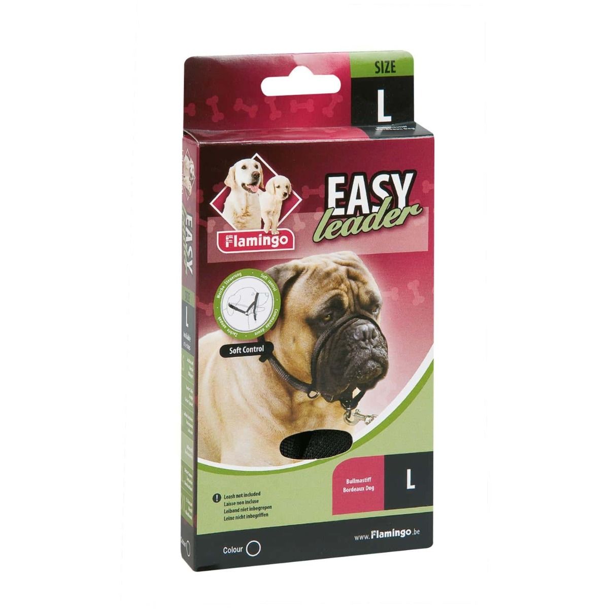 Flamingo Easy Leader Dog Head Collar | Anti-Pull Training Headcollar for Dogs