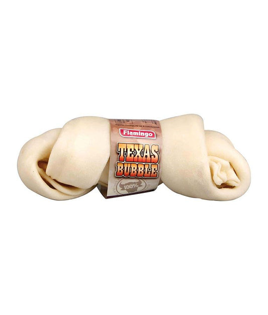 Flamingo Texas Bubble Rawhide Roll Dog Treats | Long-Lasting Natural Chew