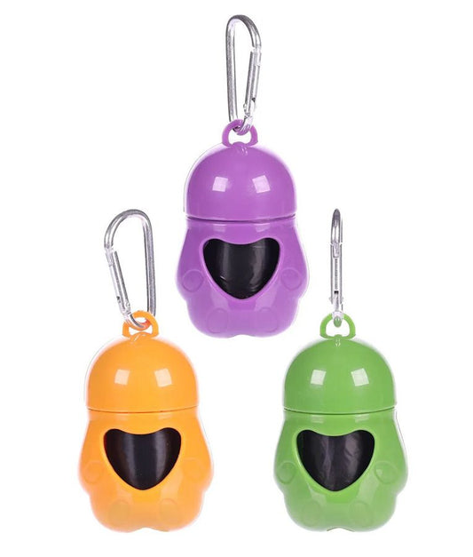 Flamingo Legga Dog Poop Bag Holder + Refills | Convenient Dispenser with Eco-Friendly Bags