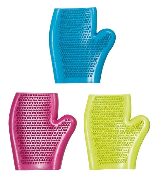 Flamingo Rubber Dog Grooming Glove | Multi-Purpose Grooming & Hair Removal Glove