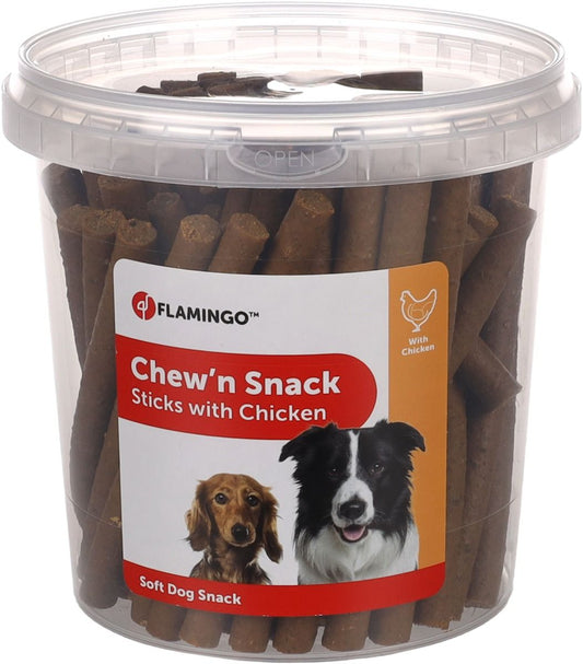 Flamingo Chew'n Snack Soft Dog Treats with Chicken | Healthy Chews | 700g