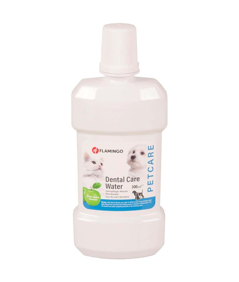 Flamingo Petcare Dental Care Water Apple 300ml | Breath Freshener for Dogs & Cats