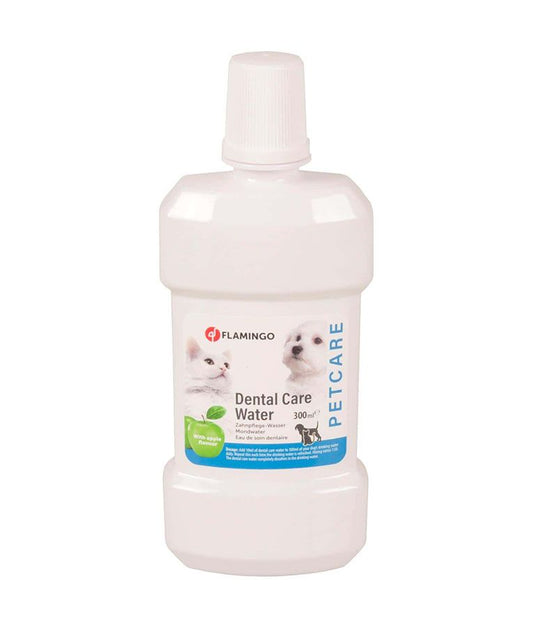 Flamingo Petcare Dental Care Water Apple 300ml | Breath Freshener for Dogs & Cats
