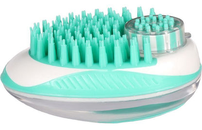Flamingo Margo 2-in-1 Clean & Massage Dog Brush | Shampoo Dispenser Brush for Dogs