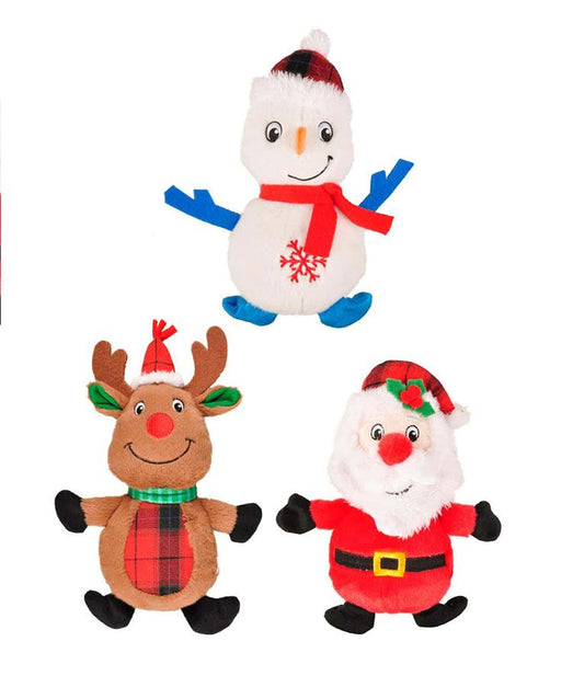 Flamingo Alford Assorted Christmas Dog Toy | Festive Holiday Toy Variety Pack for Dogs