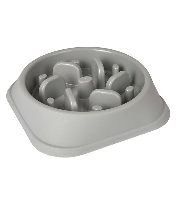 Flamingo Bobo 1 Dog Slow Feeder | Square Plastic Slow Feeder with Non-Slip Feet (500ml)