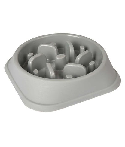 Flamingo Bobo 1 Dog Slow Feeder | Square Plastic Slow Feeder with Non-Slip Feet (500ml)