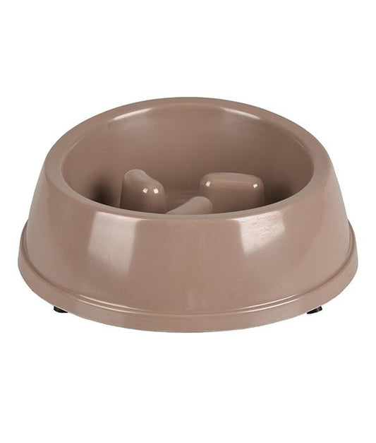 Flamingo Mangi Dog Slow Feeder | Melamine Slow Eating Bowl with Anti-Slip Base (500ml-1500ml)