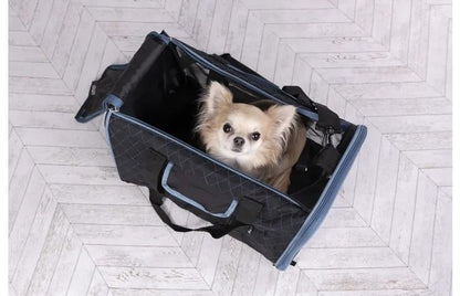Flamingo Hakon Dog Carrying Bag Black | Durable Pet Carrier for Small Dogs up to 7kg