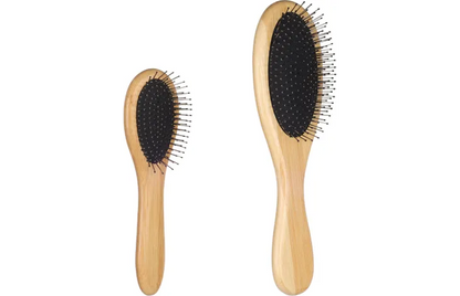 Flamingo Pin Brush Babu Dog Brush | Eco-Friendly Bamboo Pin Brush for Dogs