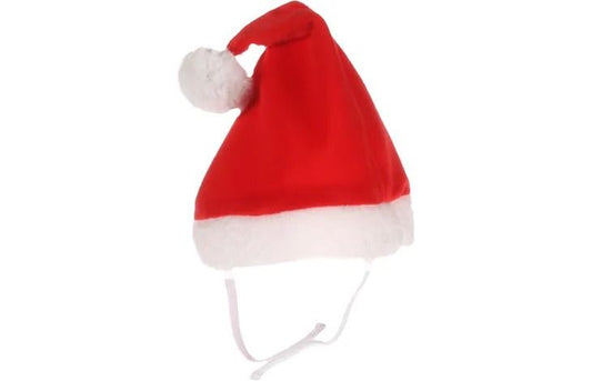 Flamingo Ponne Red Santa Christmas Dog Hat | Festive Holiday Costume for Dogs