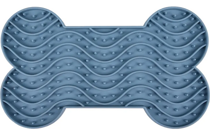 Flamingo Yummy Silicone Bone Lick Pad | Dog & Cat Slow Feeder Licking Pad