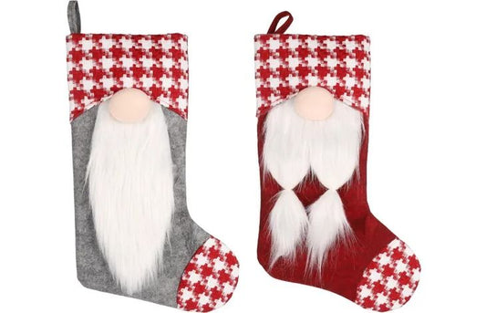 Flamingo Barda Gnome Sock Christmas Cat Toy | Festive Plush Catnip Toy