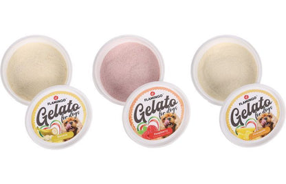 Flamingo Gelato Ice Cream Dog Treats 40g | Frozen-Style Dog Treats for Summer Fun