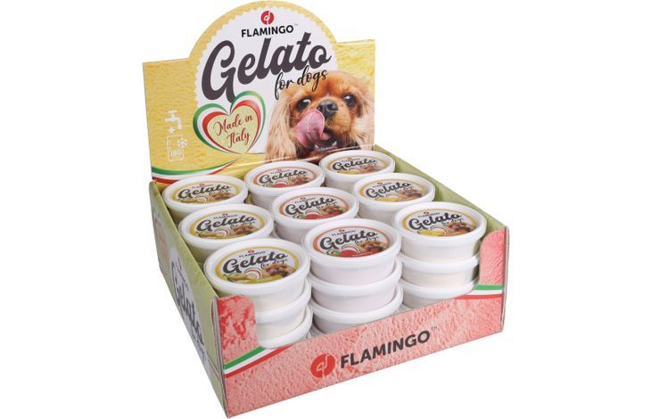 Flamingo Gelato Ice Cream Dog Treats 40g | Frozen-Style Dog Treats for Summer Fun