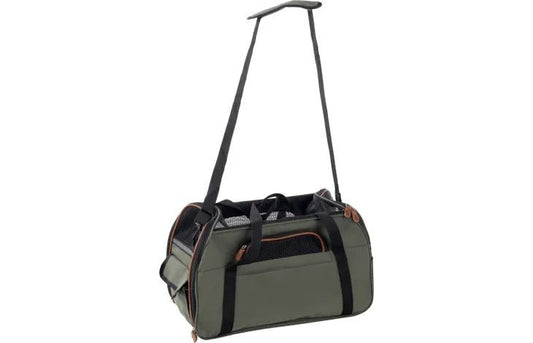 Flamingo Gisel Dog Carrying Bag Green | Durable Pet Travel Carrier for Small Dogs