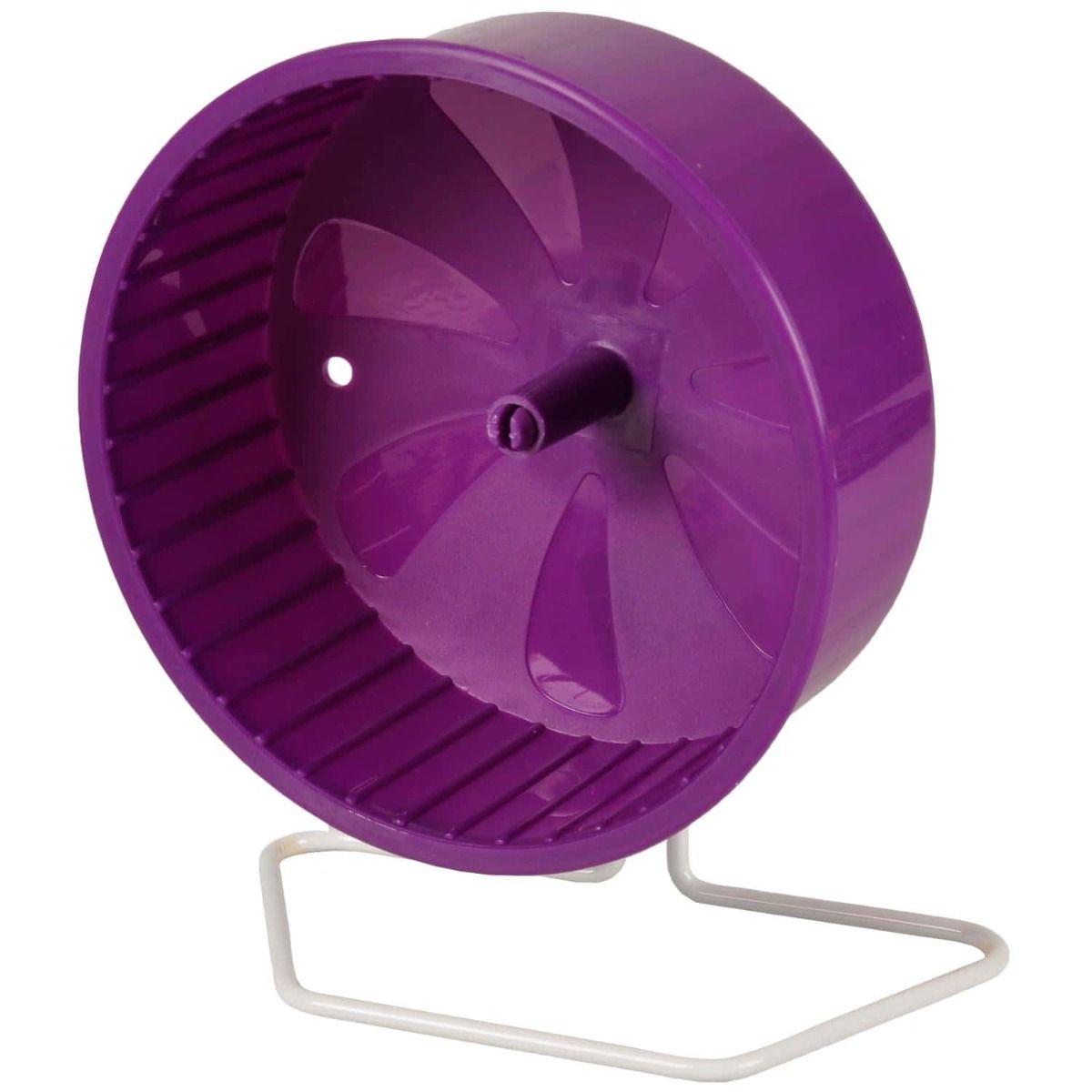 Flamingo Wacky Exercise Wheel Hamster Toy | Silent Spinner for Small Pets