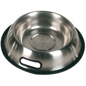 Flamingo Belly/Grip Dog Dish | Non-Slip Dog Bowl with Rubber Base