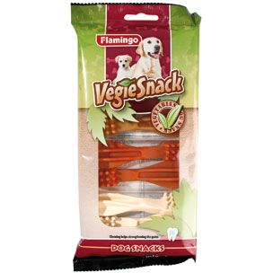 Flamingo Veggie Tooth Mix | Vegetarian Dental Treats for Dogs