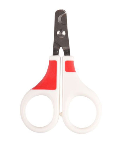 Flamingo Groo'Me Fausto Cat Nail Scissors White/Red | Safe & Precise Cat Nail Trimming