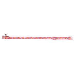 Flamingo Butterflies Cat Collar | Pretty Butterfly Print Cat Collar with Bell