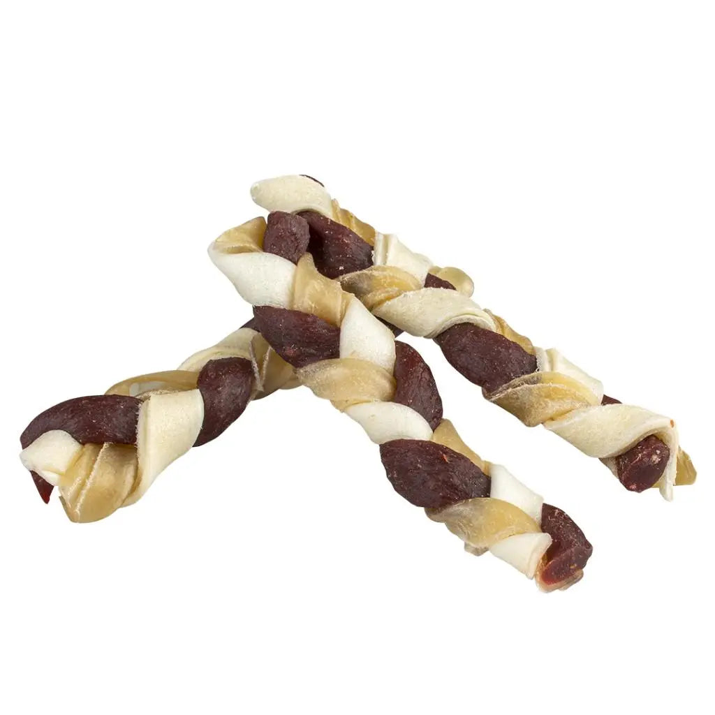 Duvo+ Twist 'n Roll Twisters Beef 12.5cm | Natural Beef Chew for Small Dogs
