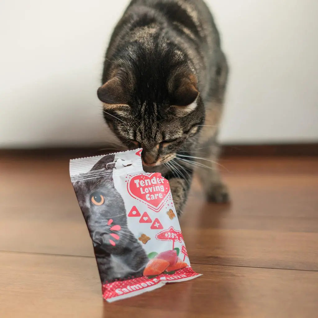 Duvo+ TLC Soft Cat Snack Salmon & Tuna 50g | Premium Gluten-Free Cat Treats