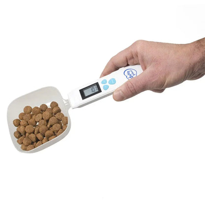 Duvo+ Smart Scoop | Digital Food Scale & Scoop for Pets - White