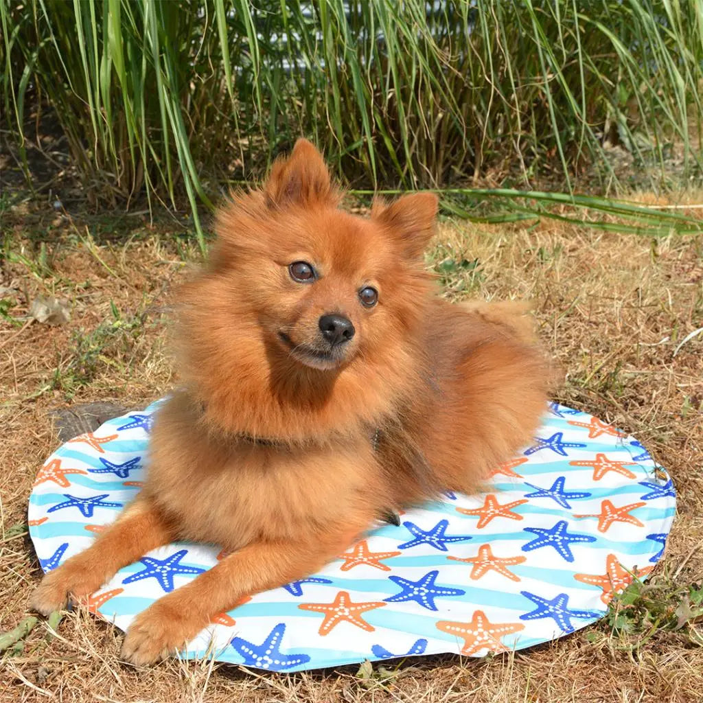 Duvo+ Cooling Mat Round 60x60cm | Self-Cooling Pet Mat Without Electricity