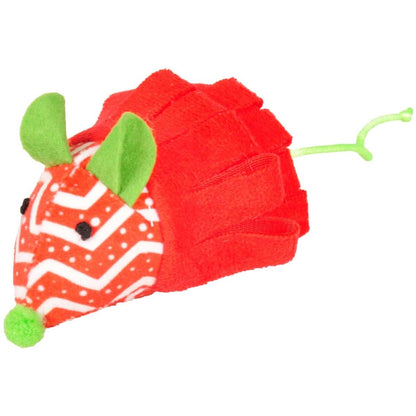 Flamingo Flip Mouse Plush Christmas Cat Toy | Festive Catnip Mouse for Holiday Play
