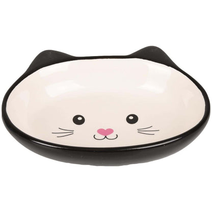 Flamingo Isa Ceramic Cat Bowl | Whisker-Friendly Cat Feeding Bowl